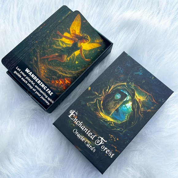 New! Enchanted Forest Oracle Card Deck With Vibrant Artwork - Picture 4 of 5